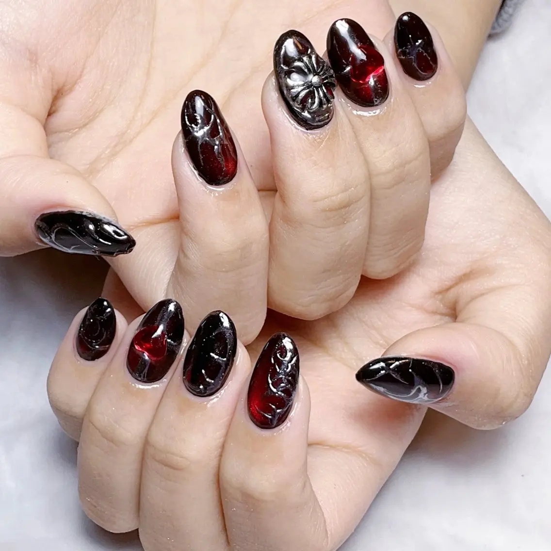 ネイル ハンドネイル 🍭Yun nail hyejin🌸のネイルデザイン