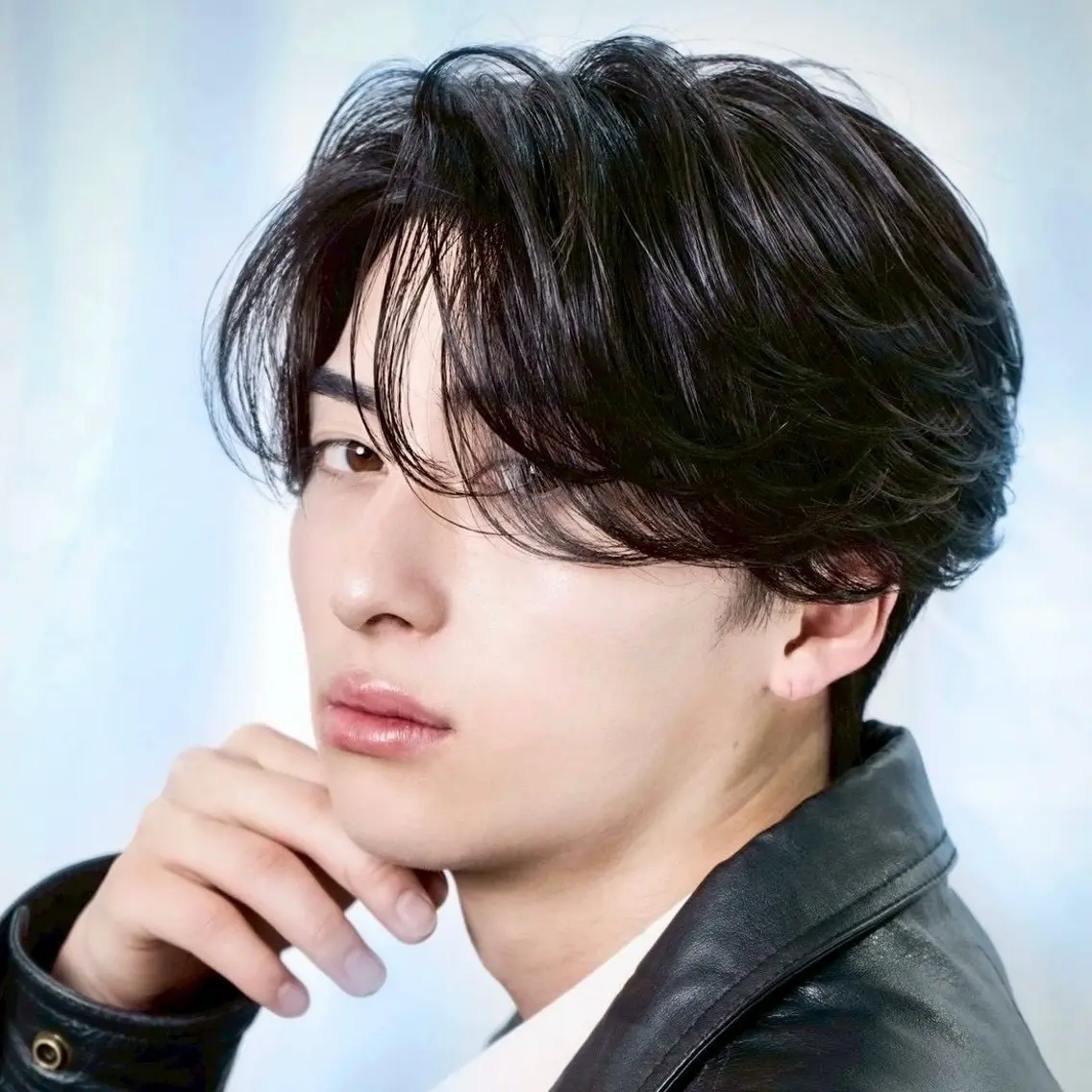 ショート パーマ メンズ パーマ 山本 結仁のヘアスタイル