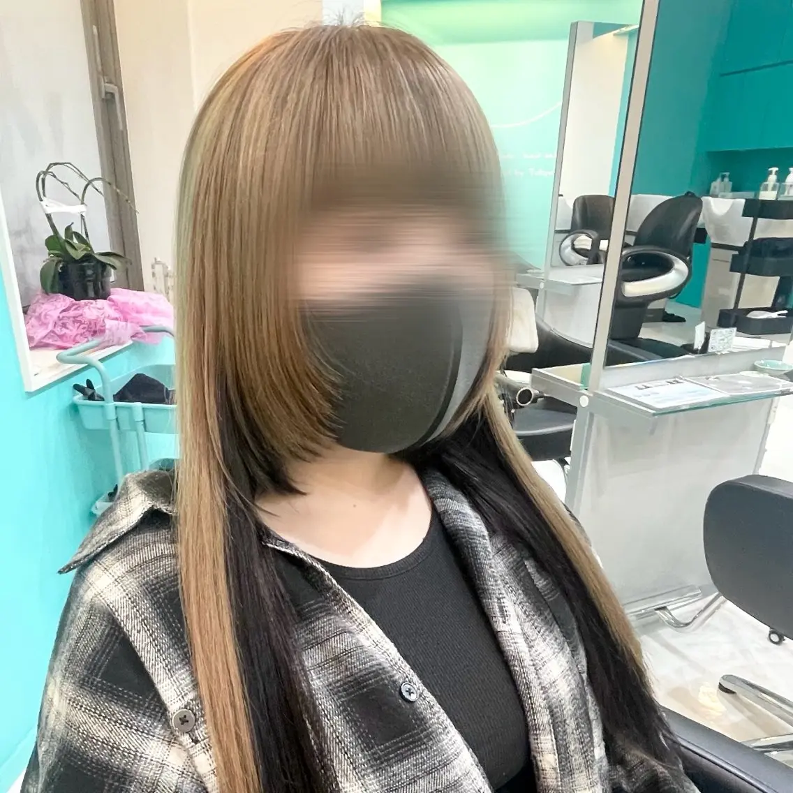 ロング カラー ベージュカラー デザインカラー/ ボブ/Natsukiのヘアスタイル