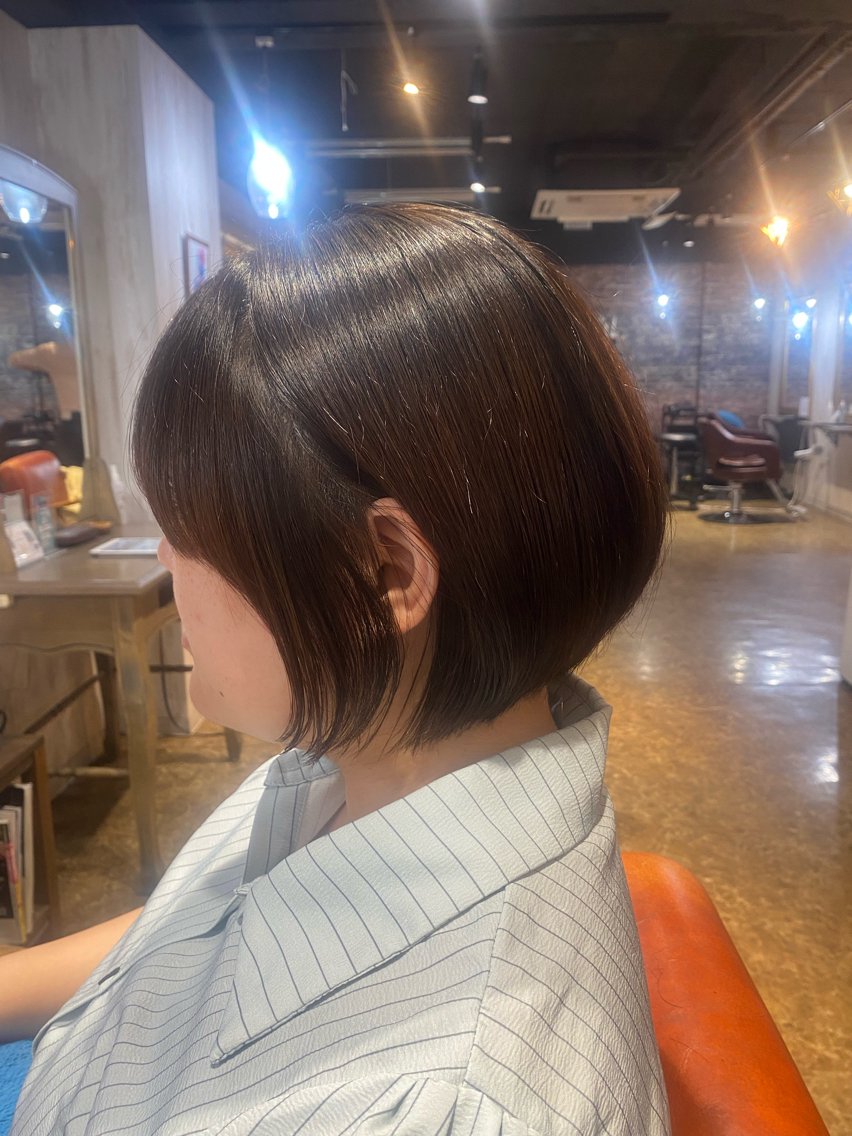 ショート ショートボブ ボブ 顔周りカット ショートヘア 小顔カット カット 🍒Inagaki ヘッドスパ🫧のヘアスタイル