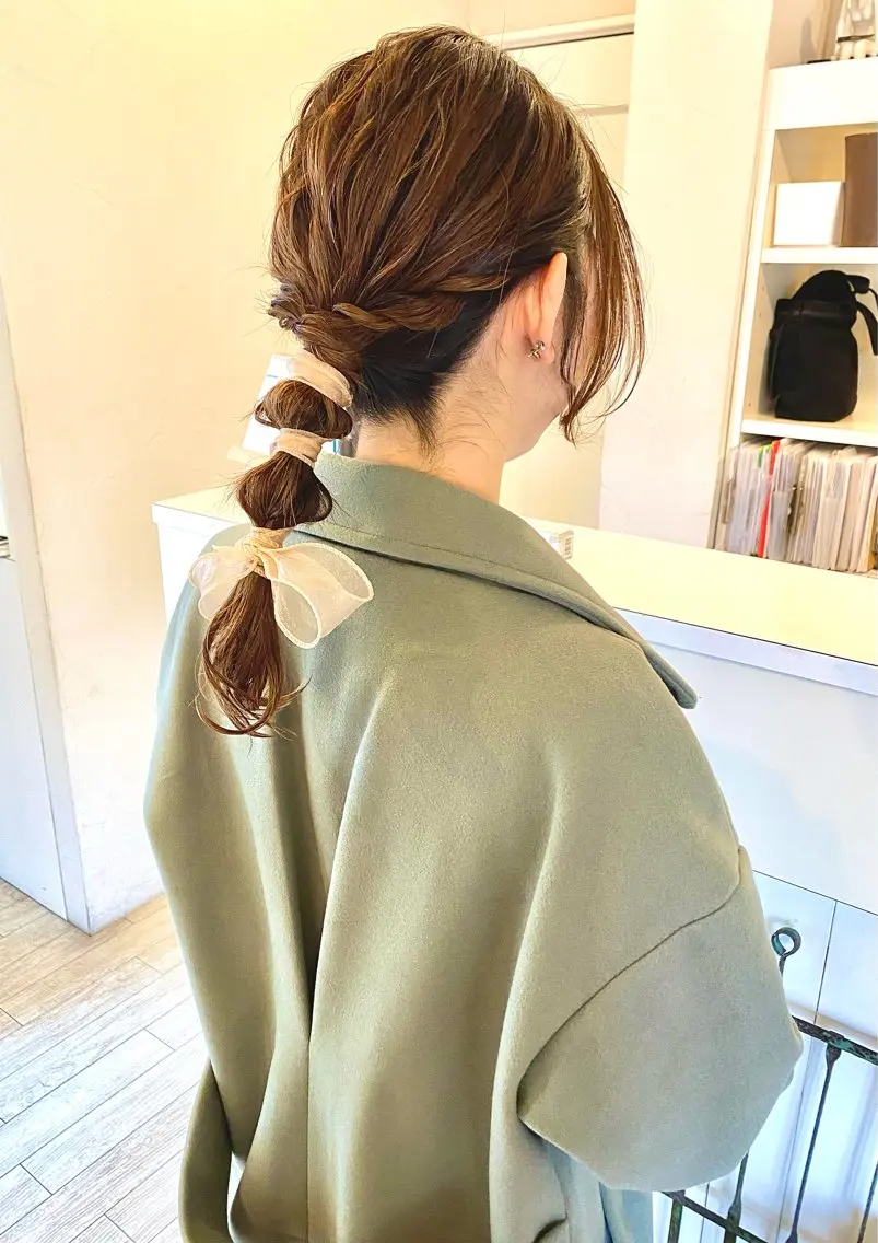 ヘアアレンジ ヘアセット 🌿‬Hanon 藤井よし乃🌿‬のヘアスタイル
