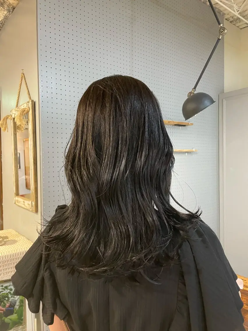 ミディアム カラー カット ヘアカラー トリートメント 🤩噂のMr.髪ポジ ティブ®️yu🤩のヘアスタイル