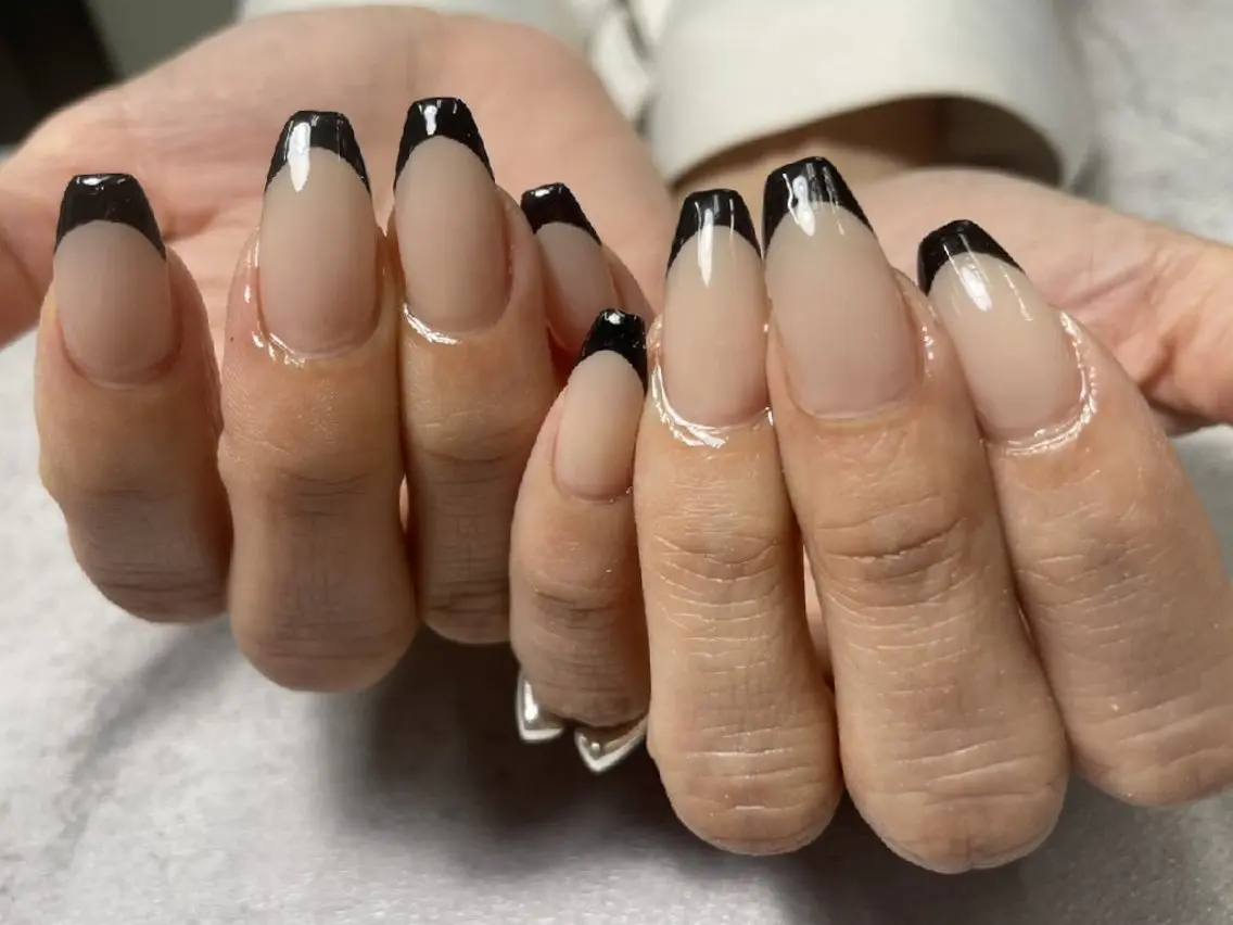 ネイル フレンチネイル シンプルネイル ハンドネイル k+1💅🏻 miyukiのネイルデザイン