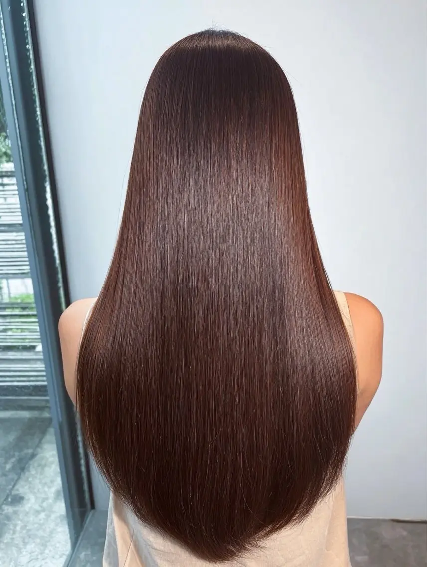 ロング カラー 古野 麟のヘアスタイル