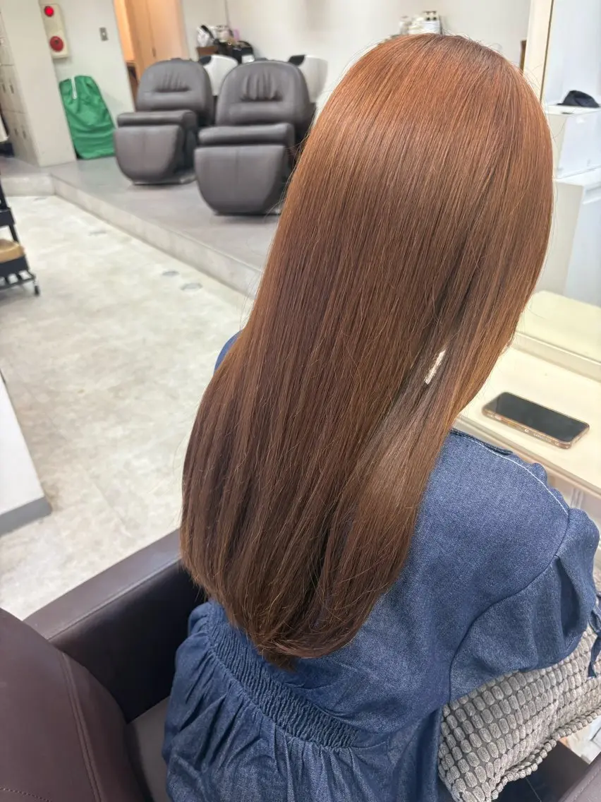 ロング カラー ヘアカラー トリートメント shizuku ✨のヘアスタイル