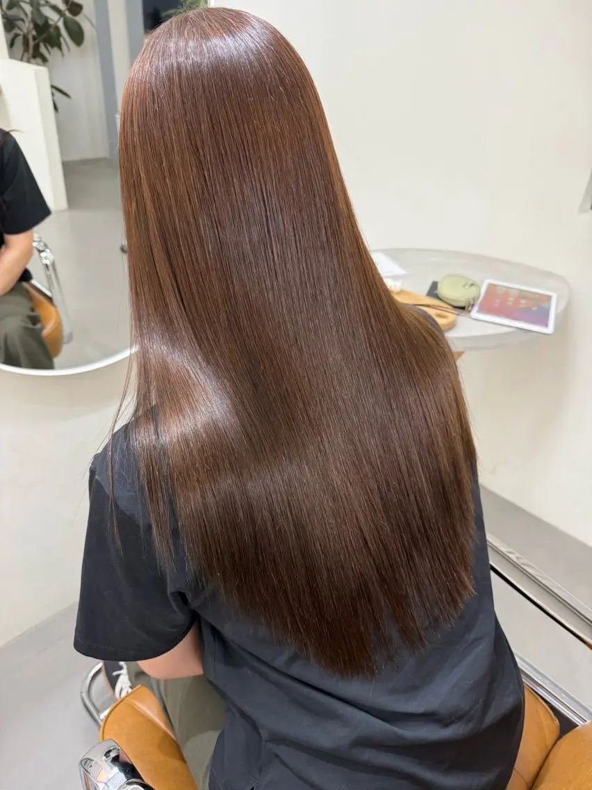 パーマ 縮毛矯正 檜 果歩のヘアスタイル
