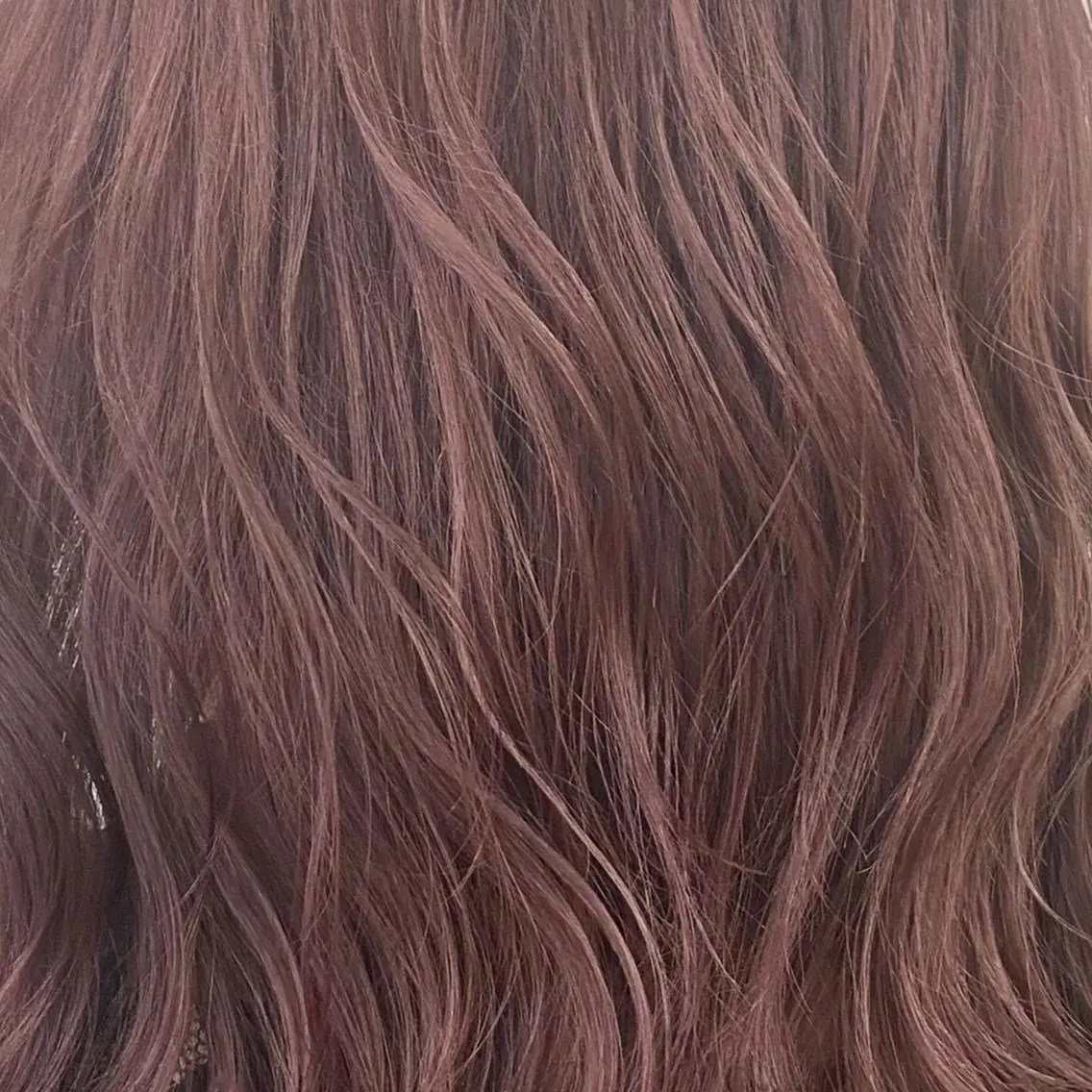 ミディアム カラー ヘアアレンジ アッシュ ブリーチ ピンクカラー ピンクアッシュ 池袋/韓国レイヤー 💗🐇amiのヘアスタイル