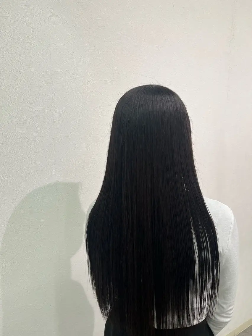 カラー 黒髪 五十嵐 さくらのヘアスタイル