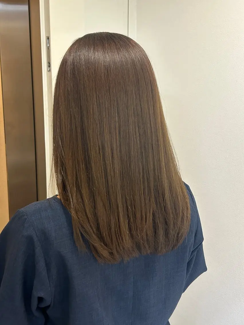 カラー UNBIRTHDAY ゆづみのヘアスタイル