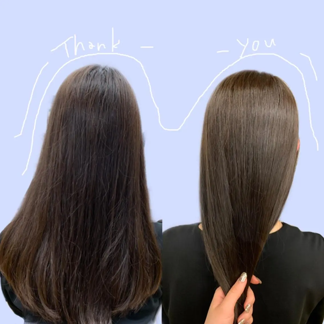 ロング カラー パーマ 縮毛矯正 🫧 みゆ🫧のヘアスタイル