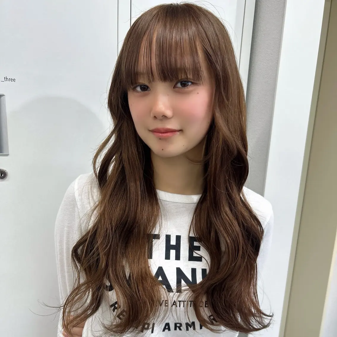ロング カラー カット ヘアカラー トリートメント ハイトーン ayane💖のヘアスタイル