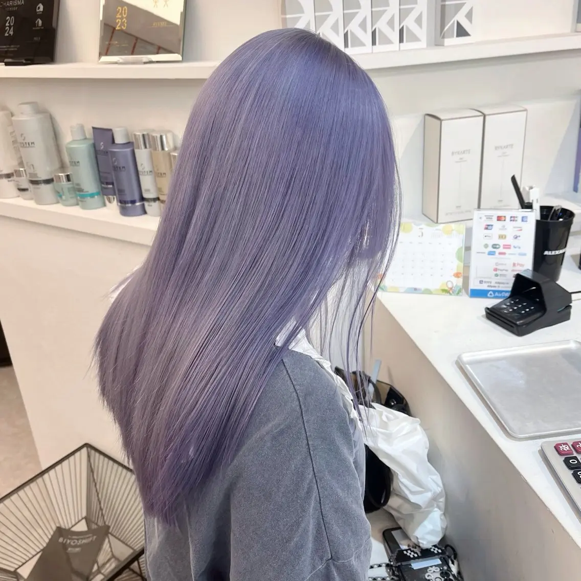 ミディアム カラー ヘアカラー 💍ダメージ最小限 ブリーチ/ちさと💍のヘアスタイル