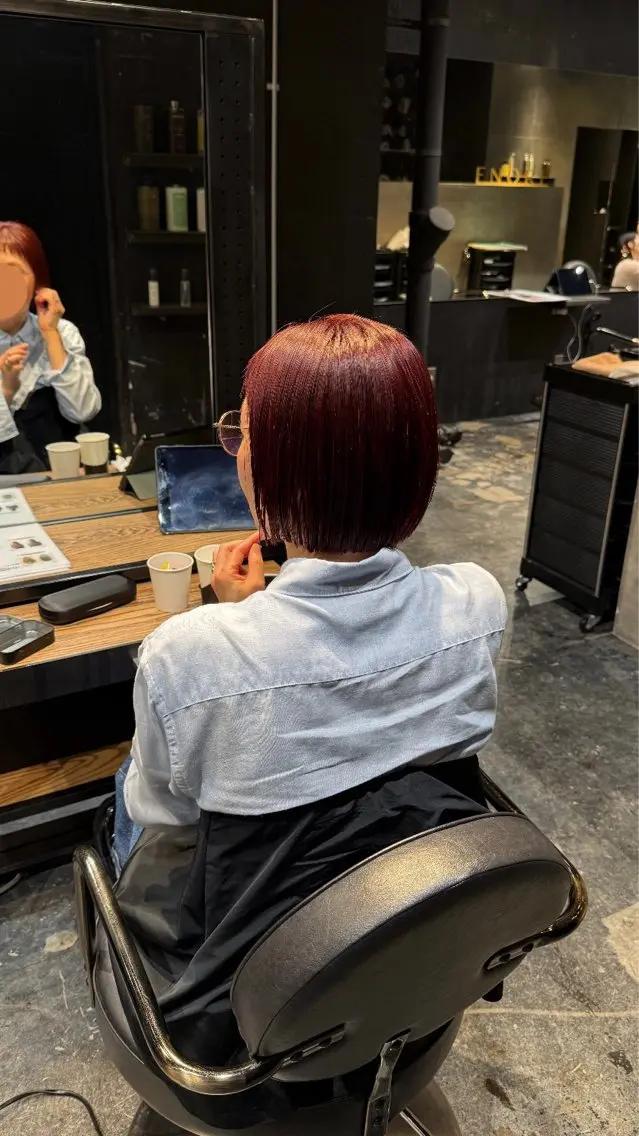 ショート ボブ 🔅モデル様募集中 🔅にしやまゆいのヘアスタイル