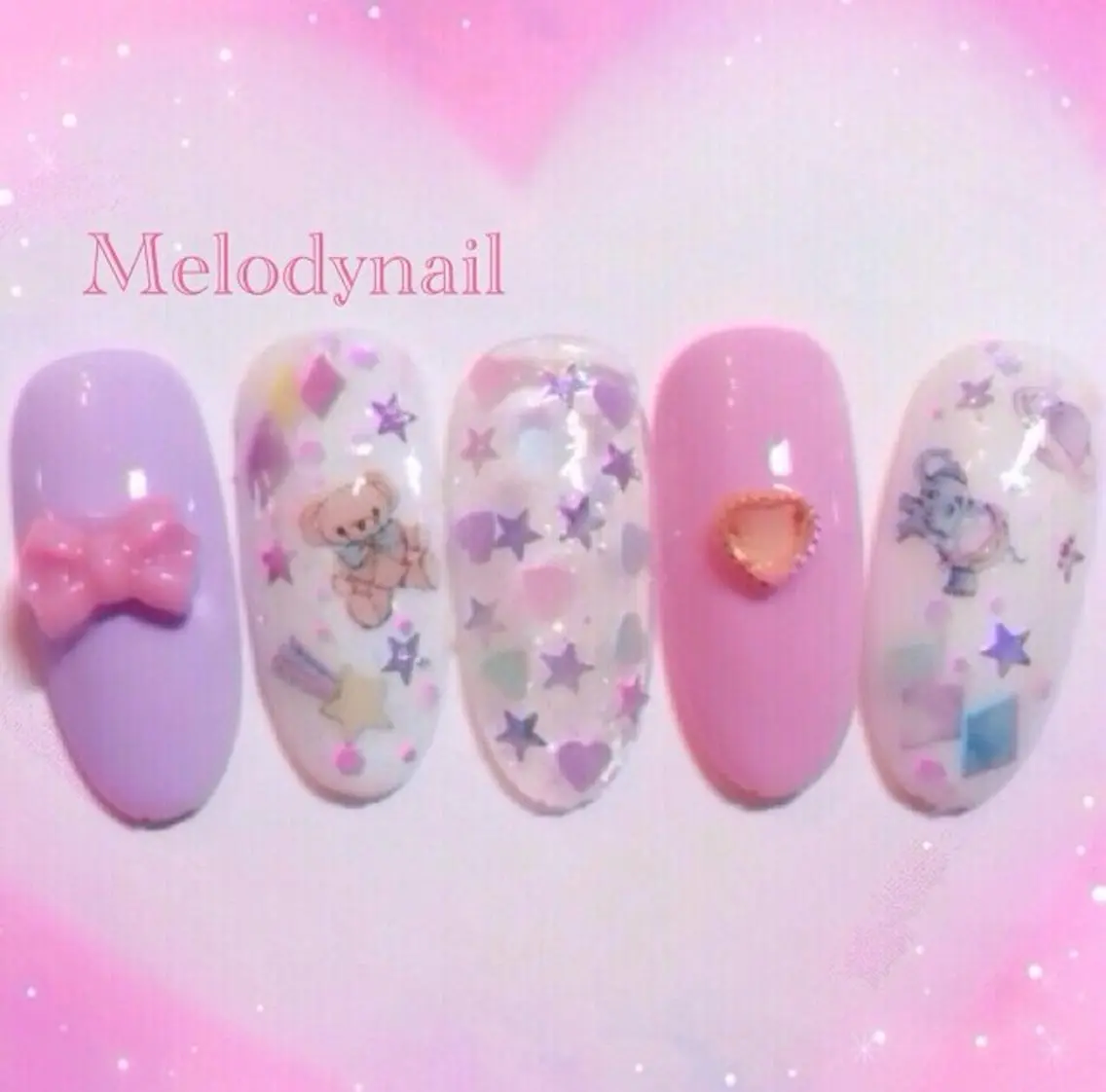 ネイル スカルプネイル Melody nailのネイルデザイン