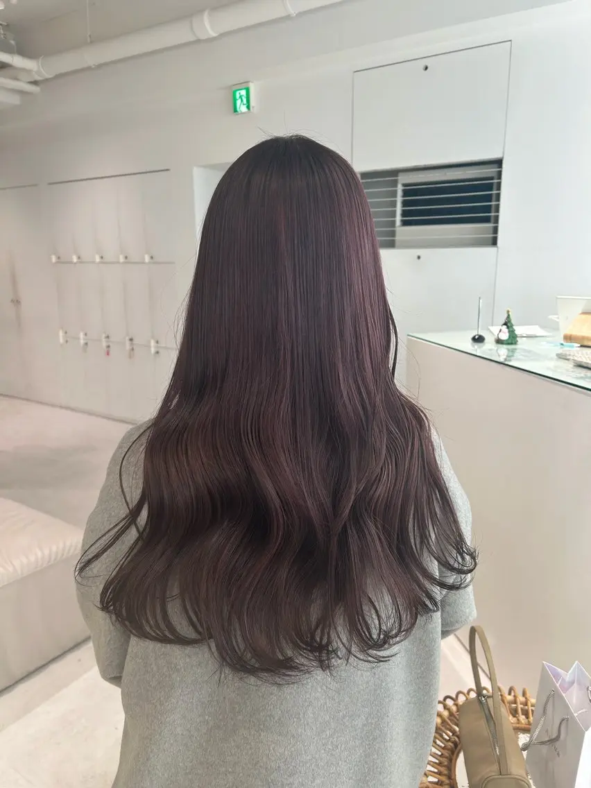 ロング ヘアカラー トリートメント 透明感カラー✮*｡ﾟ ayunaのヘアスタイル