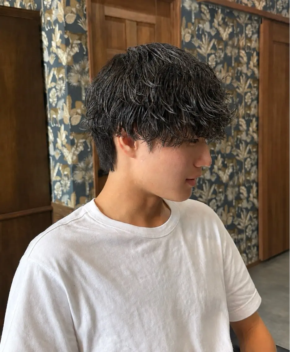 【MEN'S】メンズカット+シャドウパーマ ¥9980 /奈良/メンズ/シャドウの写真