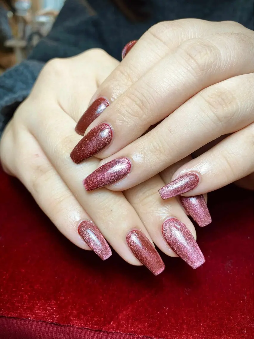 ネイル フレンチネイル ジェルネイル ガーリー 韓国ネイル ロングネイル ハンドネイル NieNail Nezukoのネイルデザイン