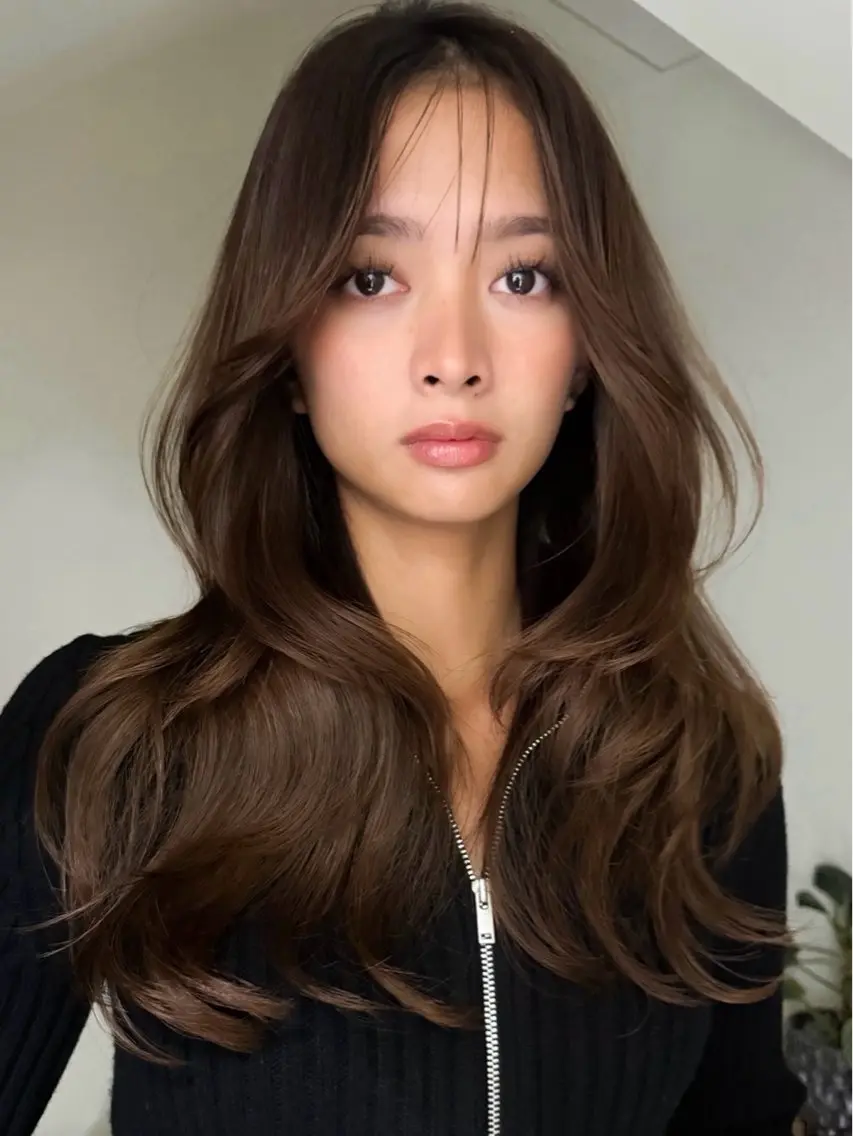 ロング カラー カット ヘアカラー トリートメント 表参道/似合わせ レイヤー/ryoのヘアスタイル