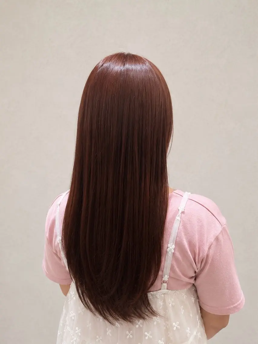 カラー オレンジ ヘアカラー LuLu/カラー ⪩⪨꙳⋆aimi ︎のヘアスタイル