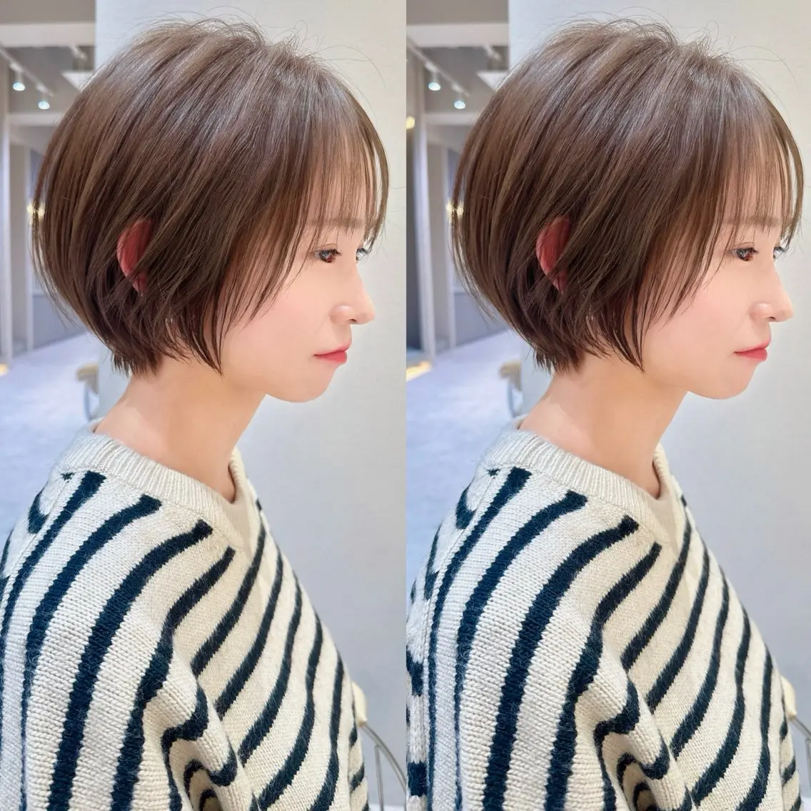 ショート カット ヘアカラー トリートメント 縮毛矯正✨🫧 レイヤー川村利幸のヘアスタイル