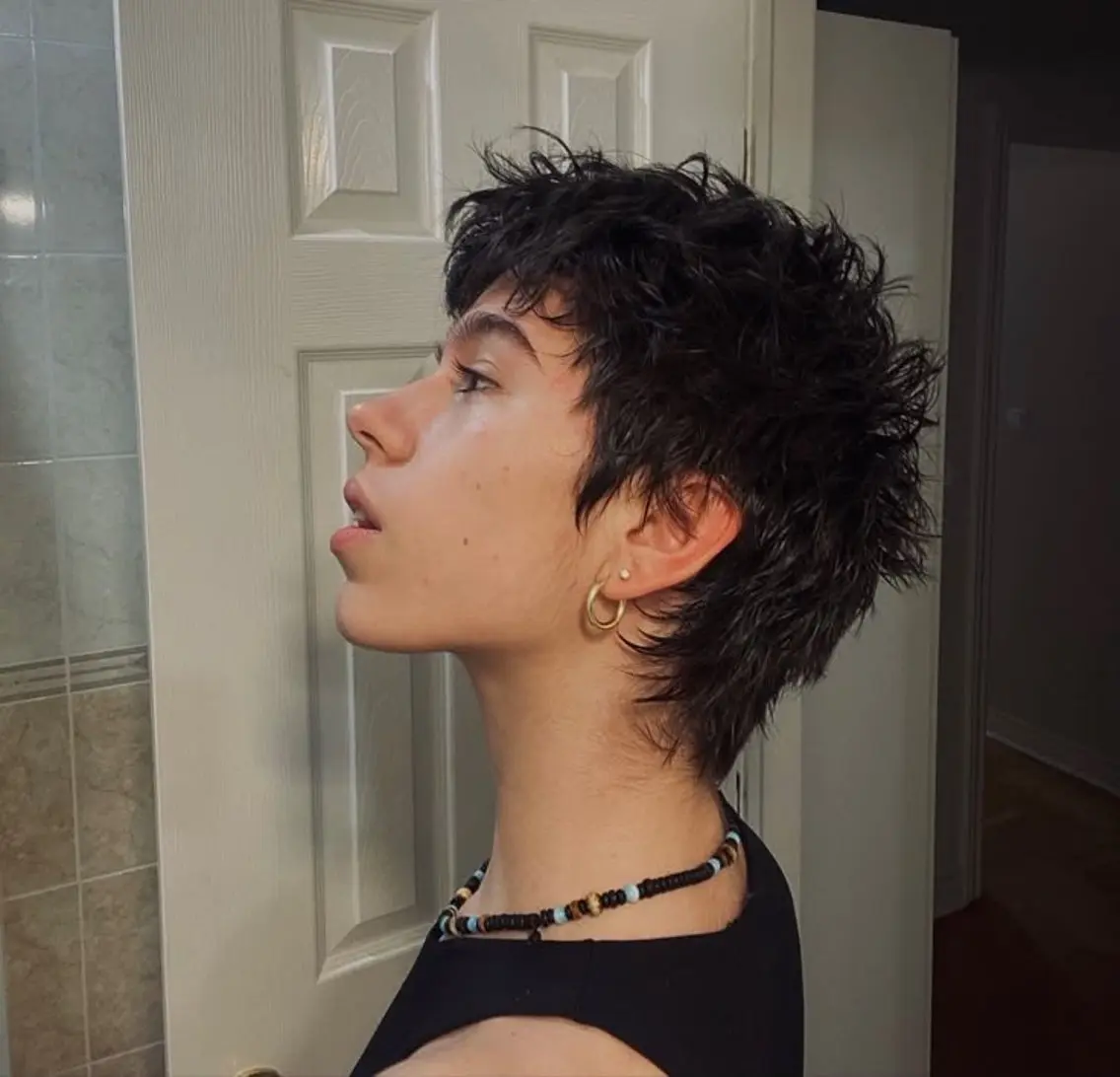 ショート メンズ メンズウルフカット ショートヘア ウルフカット カット 【垢抜けカラー/ 縮毛矯正】Taikiのヘアスタイル