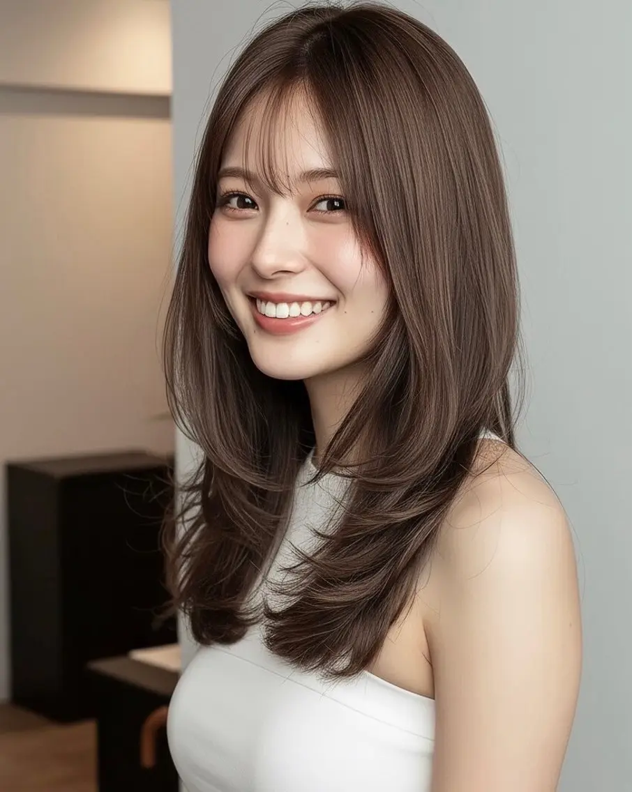 ロング カラー ヘアアレンジ カット ヘアカラー トリートメント ヘッドスパ ヘアセット ♦️最強の似合わせ ♦️店長/高橋のヘアスタイル
