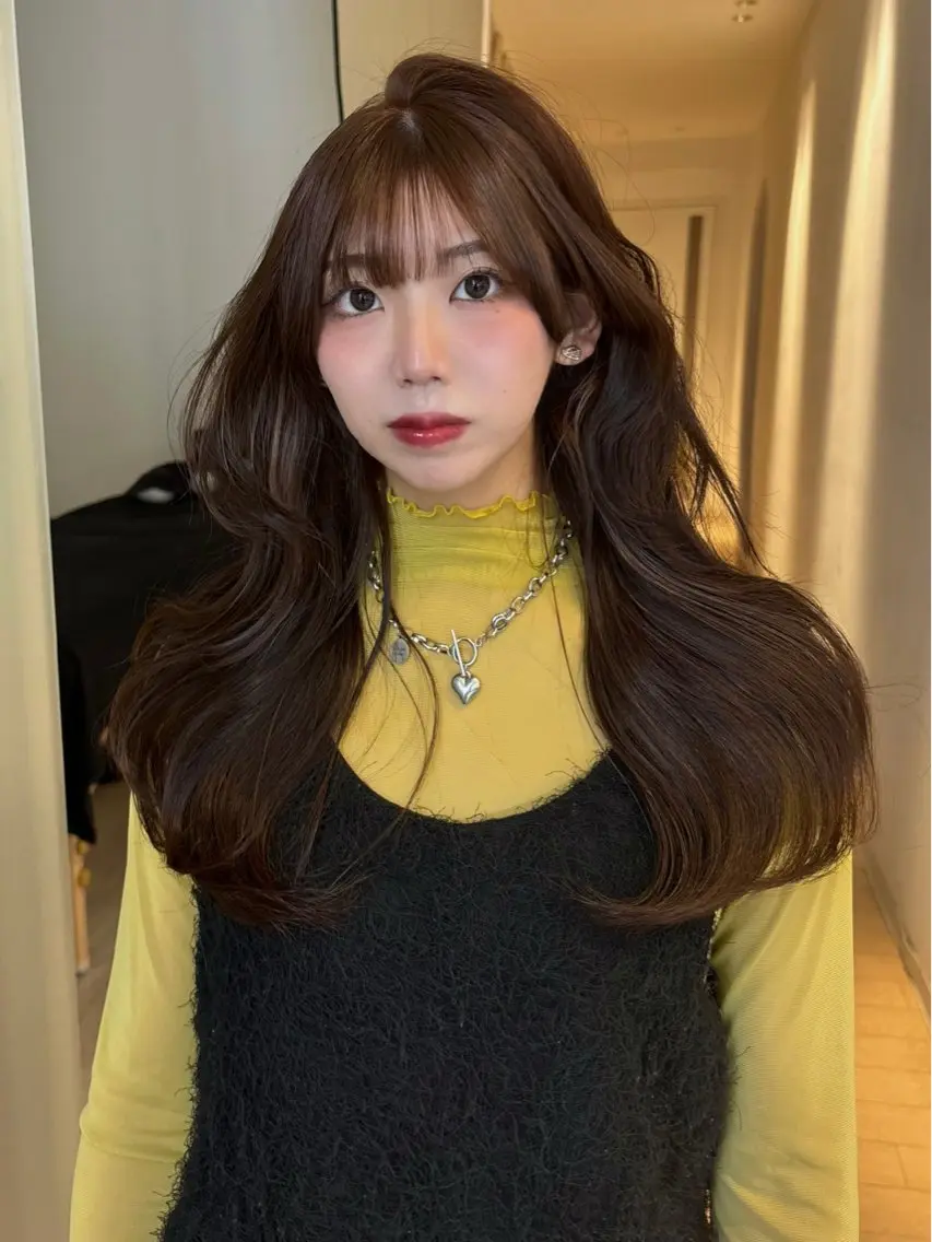 ブリーチなし透明感カラー♥️の写真