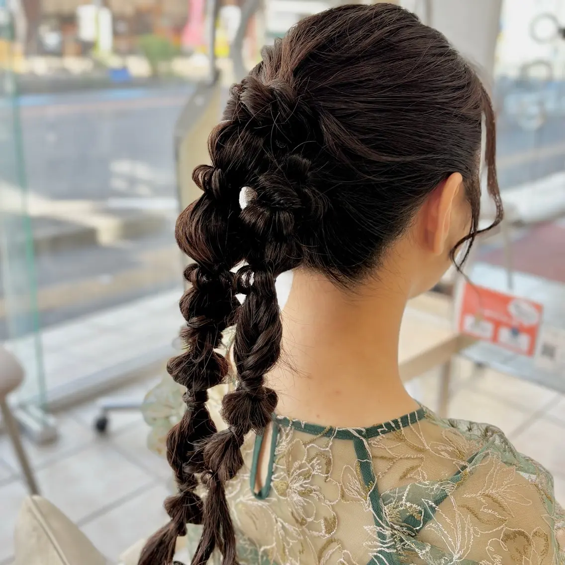 ロング ヘアアレンジ ヘアセット ブリーチ/ヘアセット 【𝙍𝙞𝙣𝙤】のヘアスタイル
