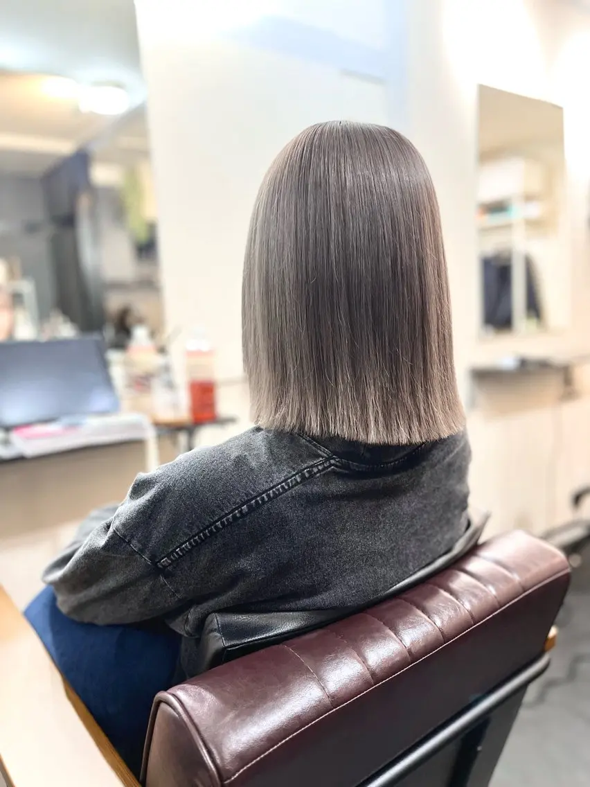 ミディアム カラー グレージュ 髪質改善 ヘアカラー トリートメント 後藤 ユウキ/髪質改善🫧のヘアスタイル