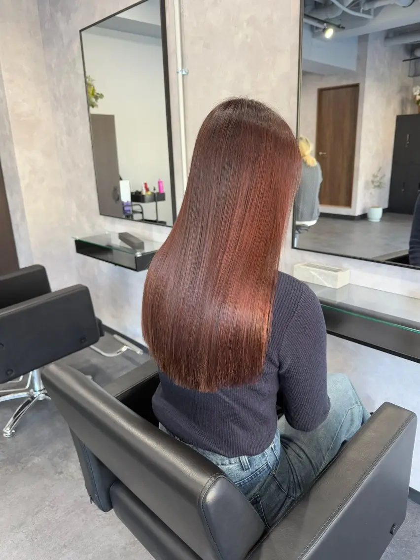 ロング カラー 髪質改善 カット ヘアカラー トリートメント 🌹【代表】古川暁 髪質改善縮毛矯正🌹のヘアスタイル