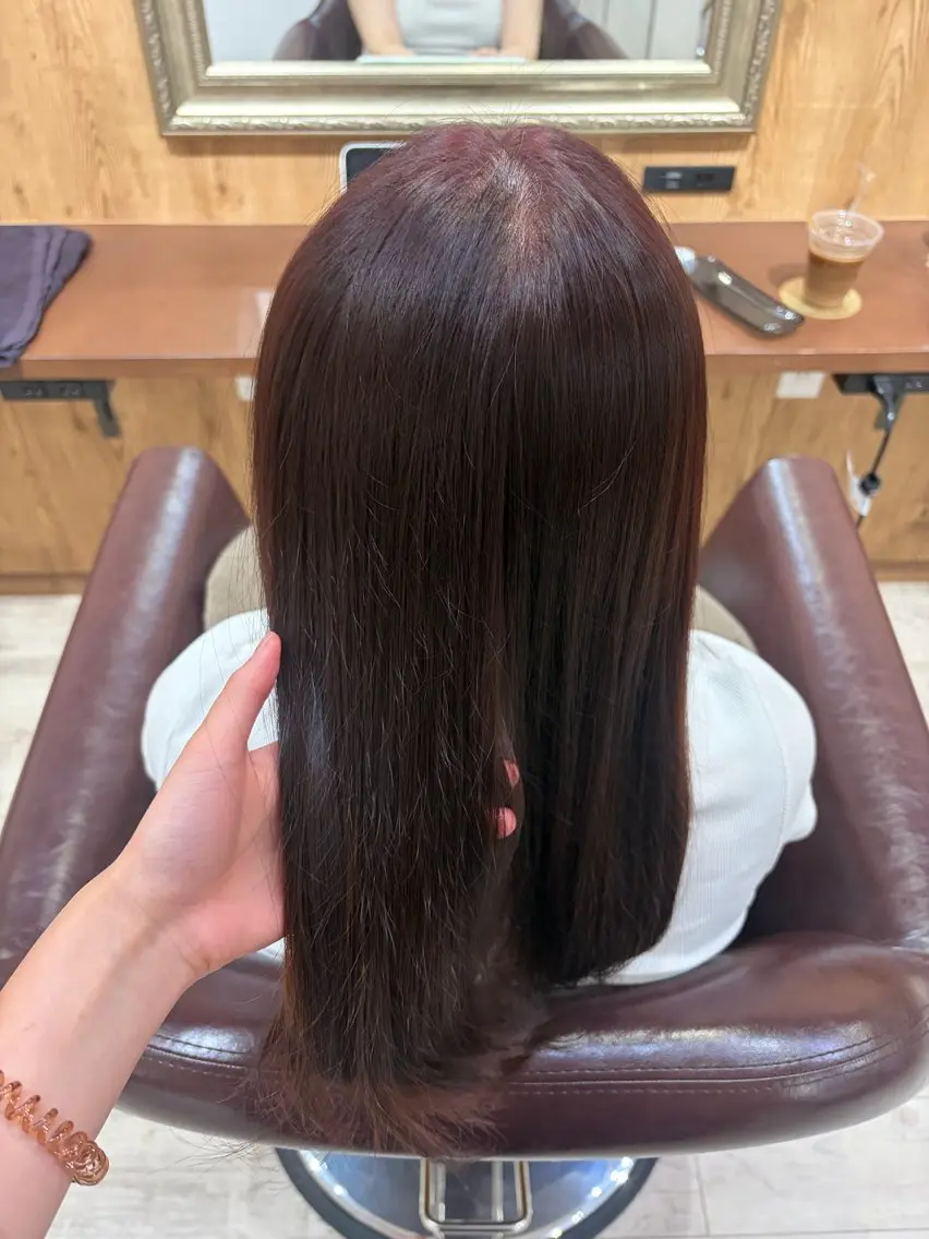 カラー さくら /透明感カラー🎀✨のヘアスタイル