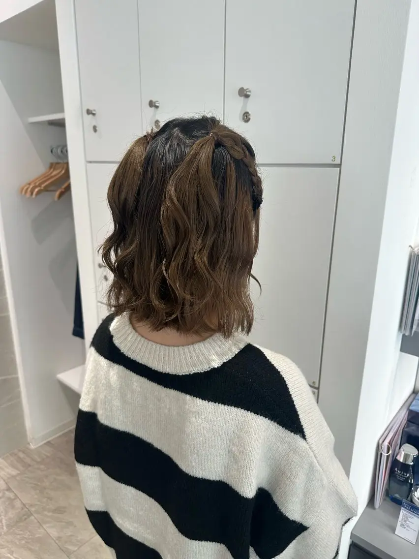 ヘアアレンジ ヘアセット カラーモデル0円/ 🎀Nanaseのヘアスタイル