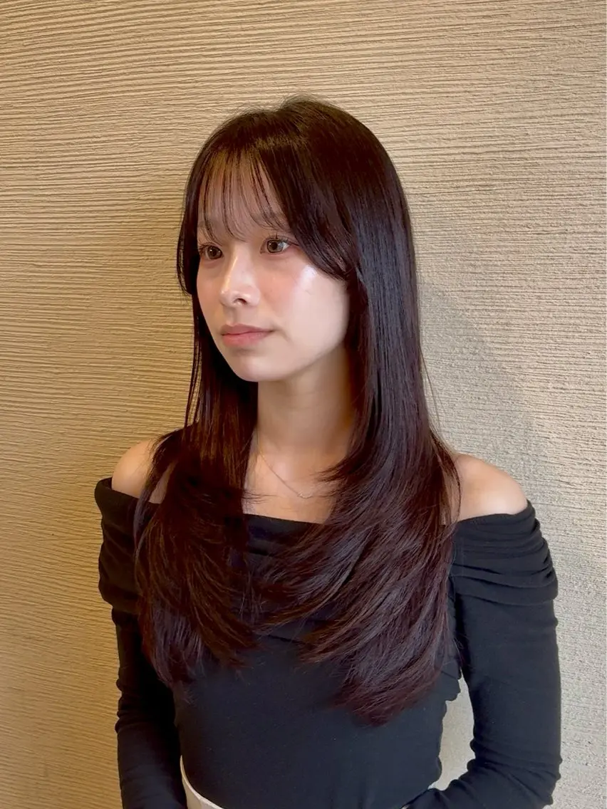 ロング ロングレイヤー レイヤーカット ロング カット 髪質改善 / 縮毛 矯正 /井内亮次のヘアスタイル