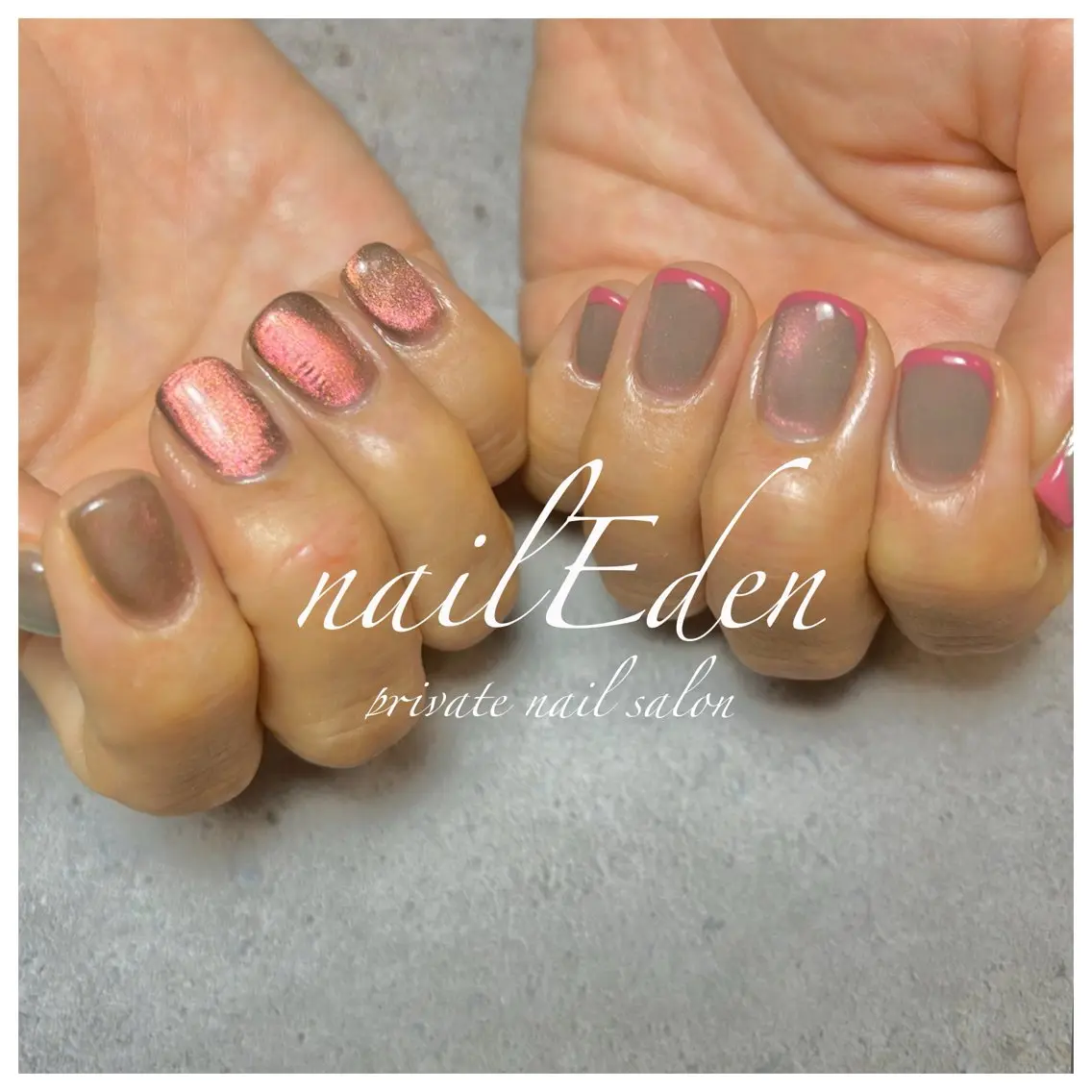 ネイル 持ち込み Eden ♾️のネイルデザイン
