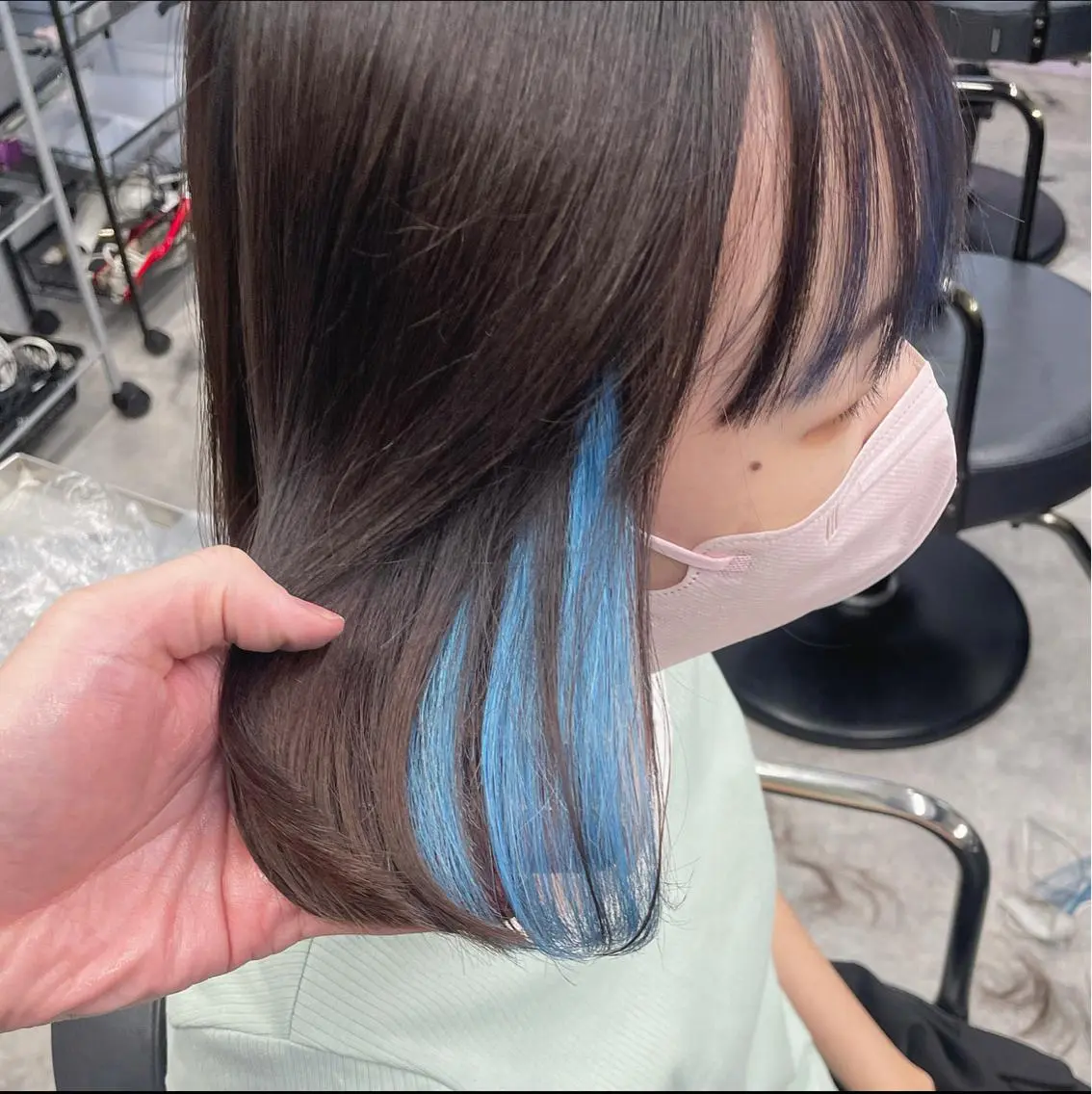 ショート ボブ カット エクステ ブリーチ&エクステ 🥀ケアカラー特化のヘアスタイル