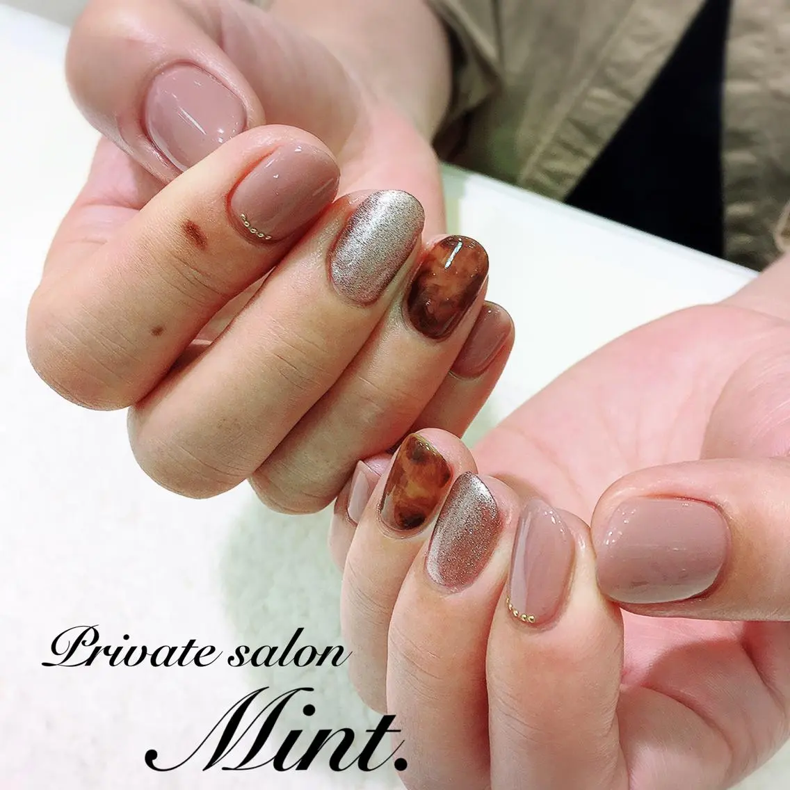 ショート ネイル ジェルネイル Mint. nailのネイルデザイン