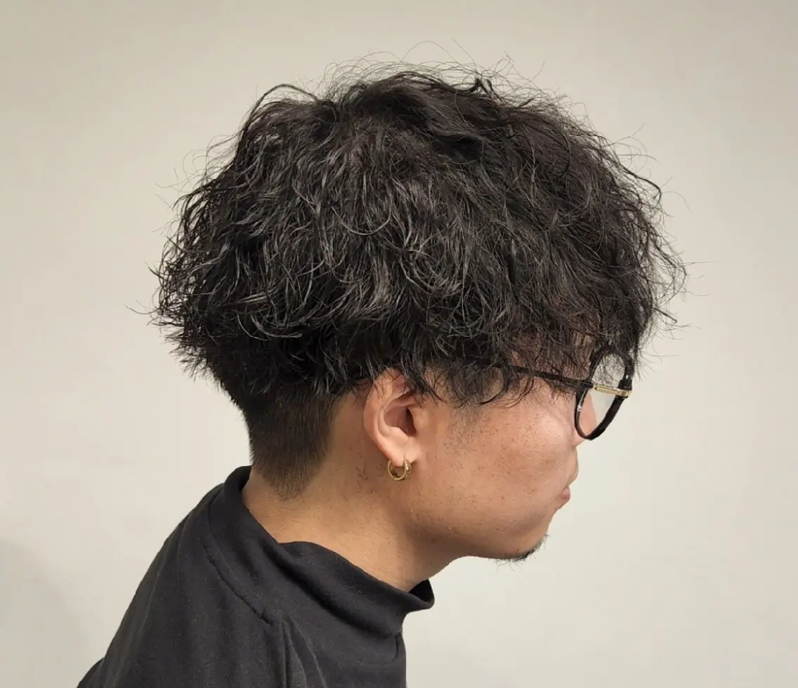 ショート パーマ メンズ 【イケメン風パーマ】 SHOFYのヘアスタイル