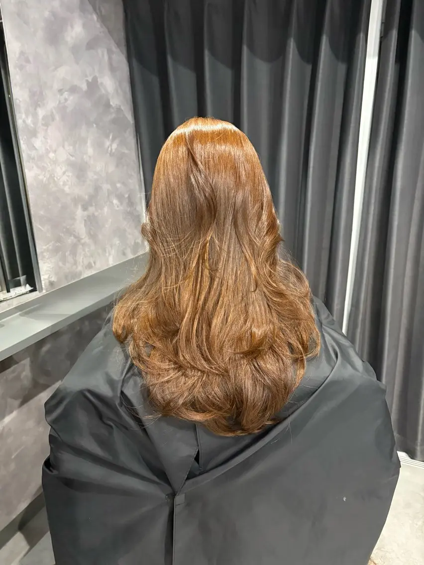 ロング カット ヘアカラー トリートメント nameless miichiのヘアスタイル