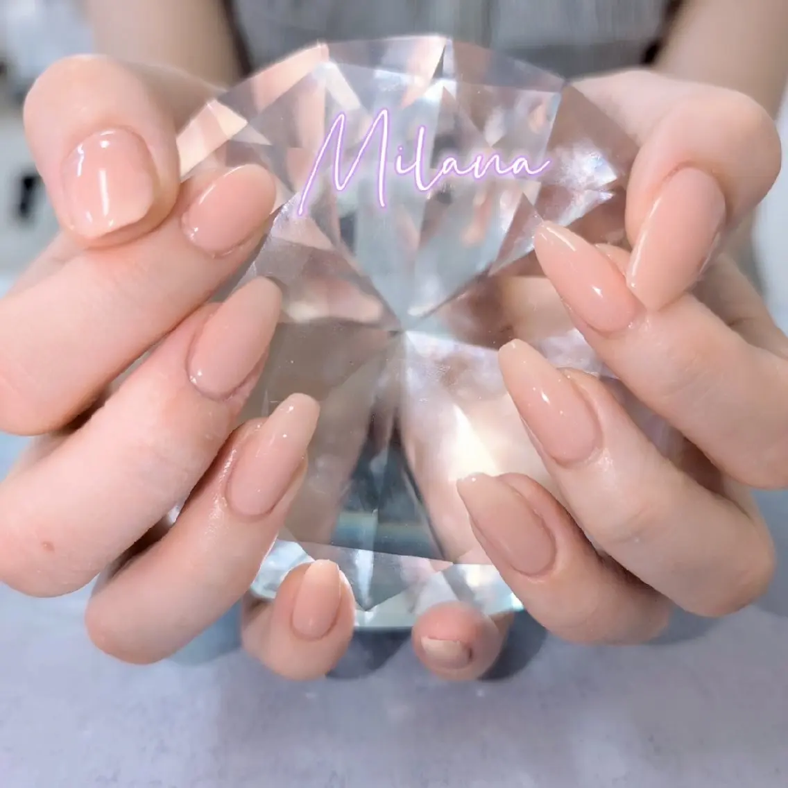 ネイル ワンカラーネイル ハンドネイル Milana 川瀬のネイルデザイン