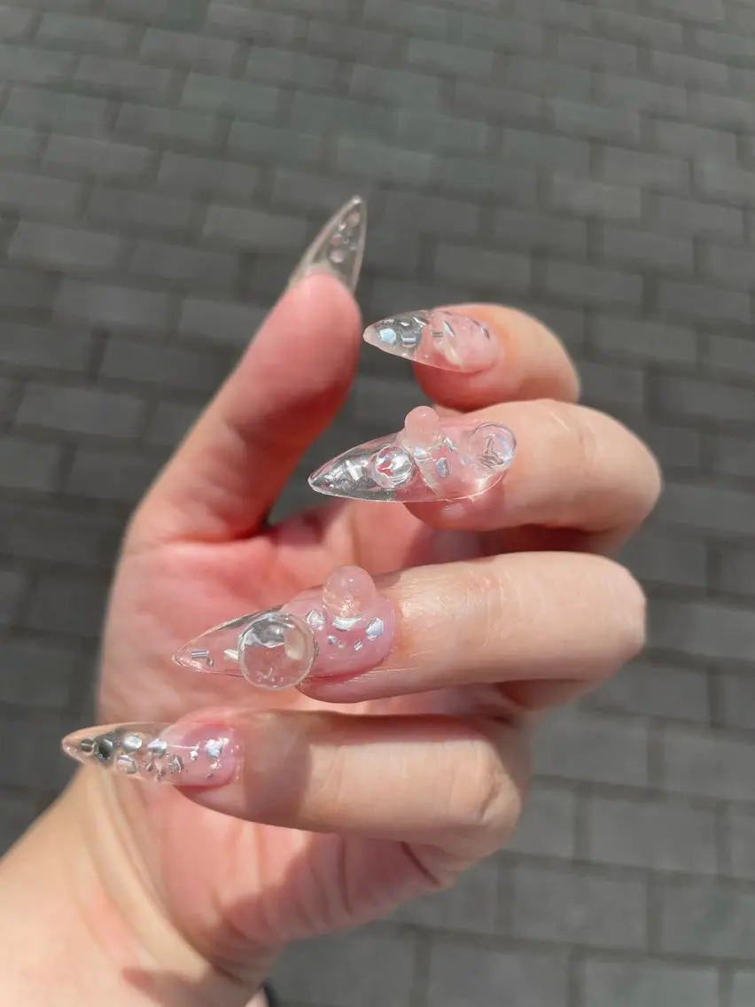 ネイル クリアネイル ハンドネイル ネイルスタジオ シェイクユアハンズのネイルデザイン