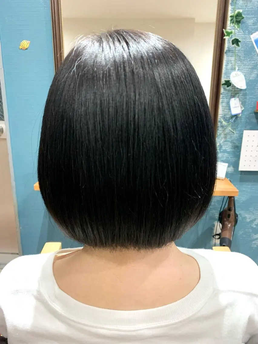 BIKAKU縮毛矯正＋COTAプレミークトリートメントの写真