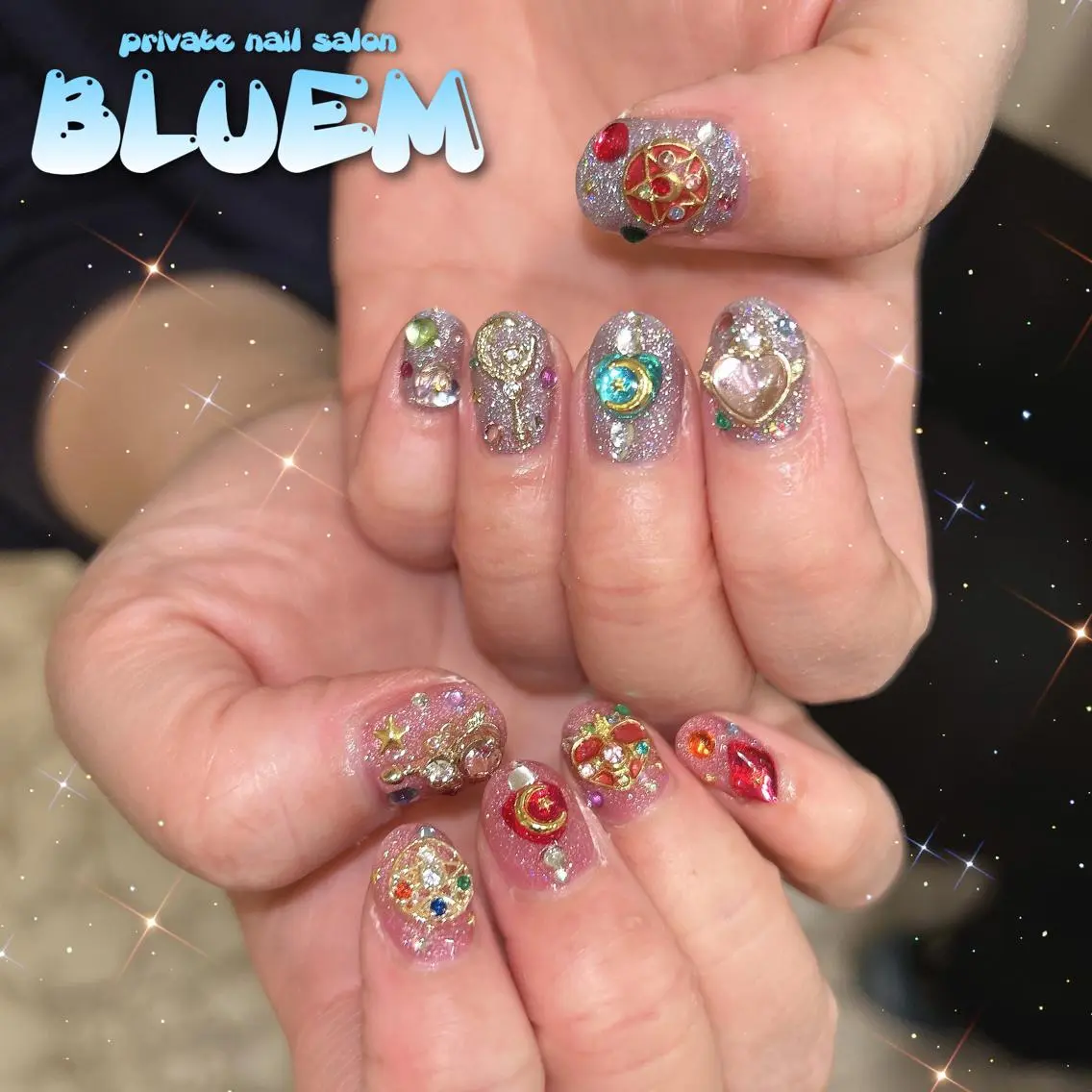 ネイル ハンドネイル BLUEM なな🐶のネイルデザイン