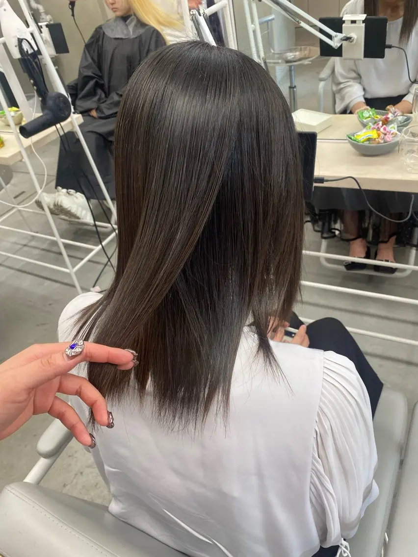 ミディアム トリートメント 前橋 姫奈のヘアスタイル