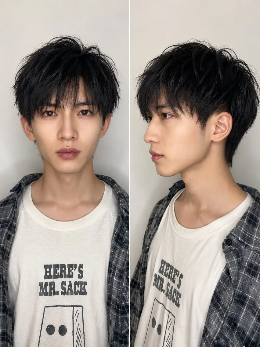 ミディアム パーマ ミディアムパーマ カット パーマ トリートメント ヘアセット Hiroshi ヒロシのヘアスタイル