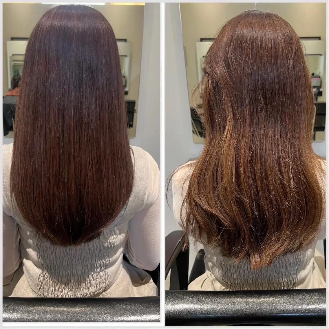 ロング カラー ダブルカラー ハイトーンカラー ボブ 顔周りカット 髪質改善 カット ヘアカラー トリートメント RISE SWELL 江坂momoneのヘアスタイル