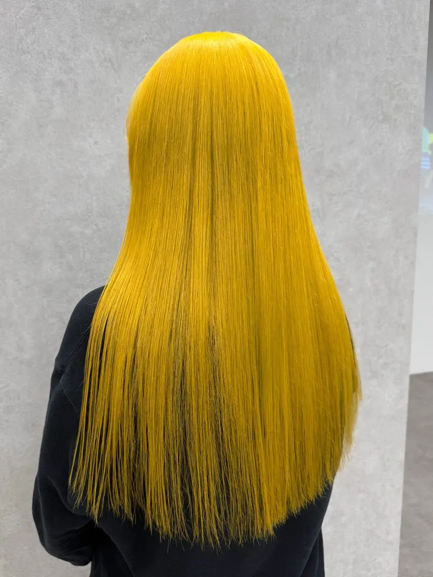 ロング カラー ハイトーンカラー🐬 えりかのヘアスタイル