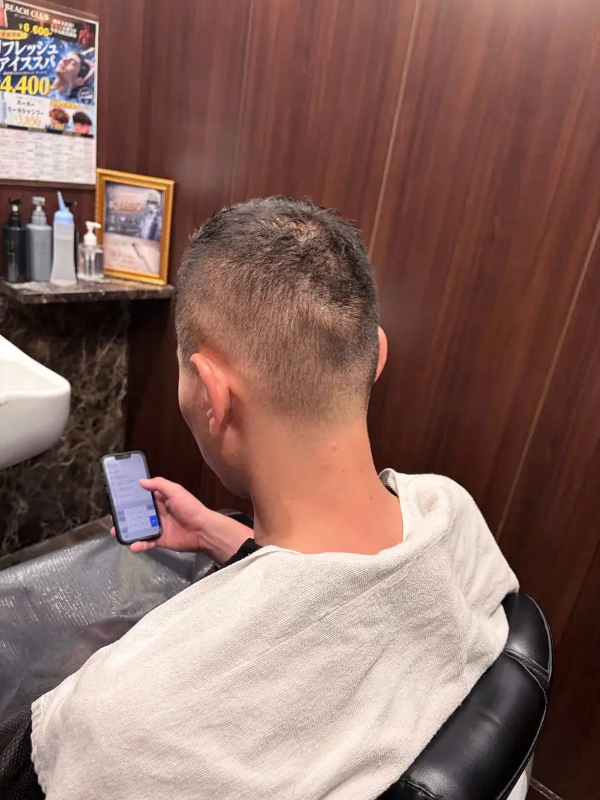 ショート 勝田 隼斗のヘアスタイル