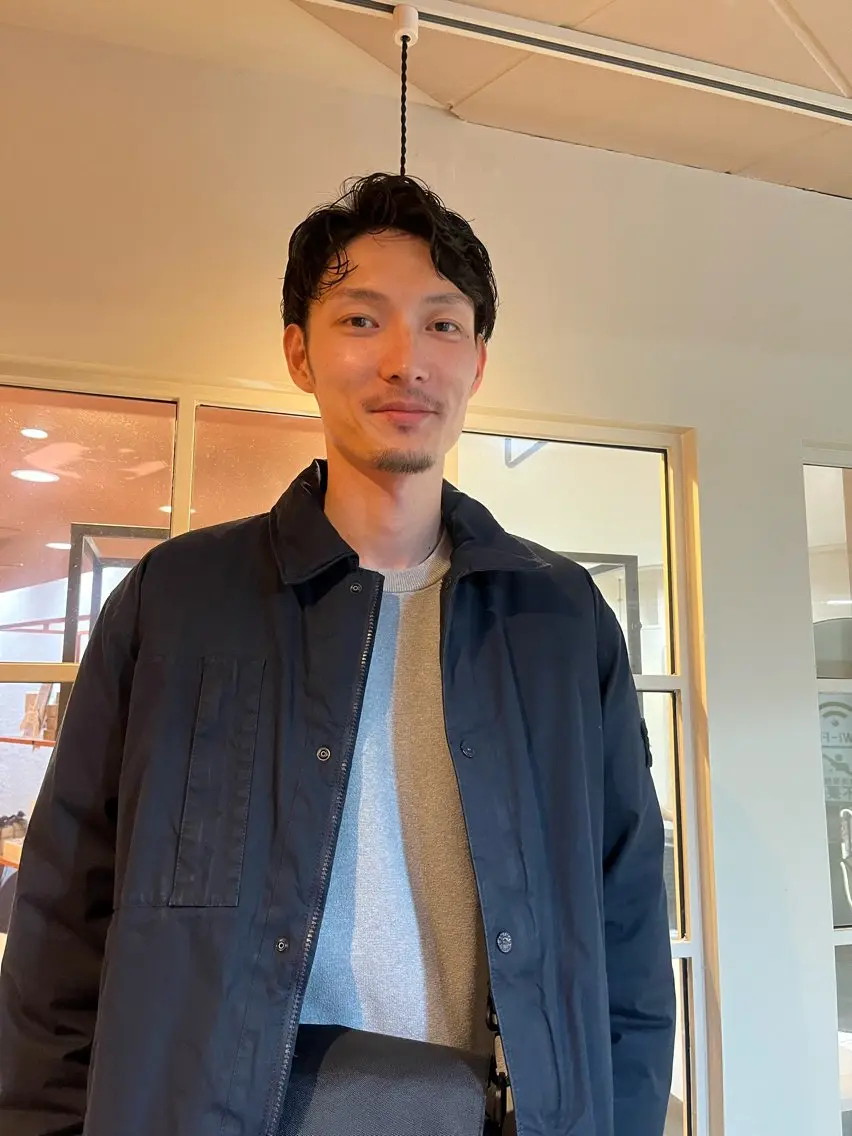 メンズカット+ツイストスパイラルパーマ+眉カットの写真