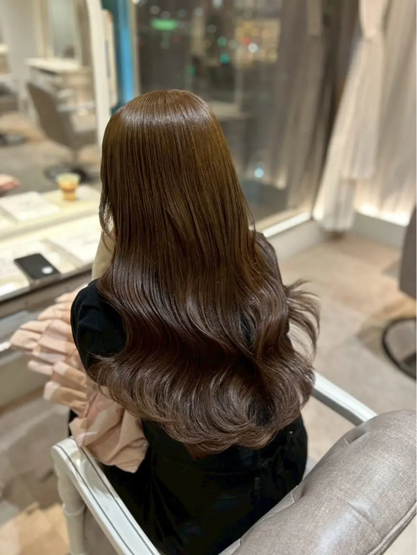 セミロング 似合わせカット ヘアカラー CLETO Licaのヘアスタイル
