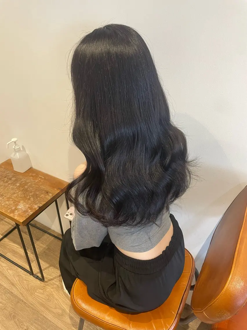 ロング カラー ヘアアレンジ coco♡ 韓国hairのヘアスタイル